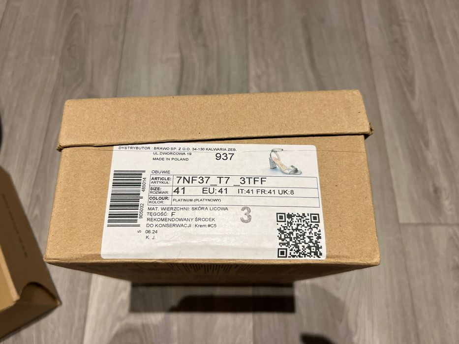 Sandały Ryłko - różowe złoto