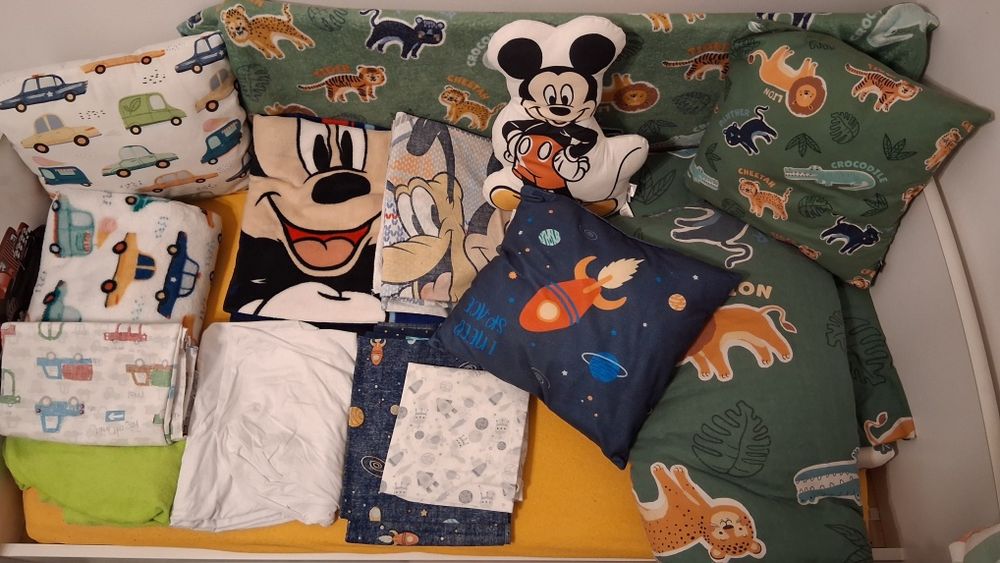 Łóżko z szufladą  140×70 materac pościel