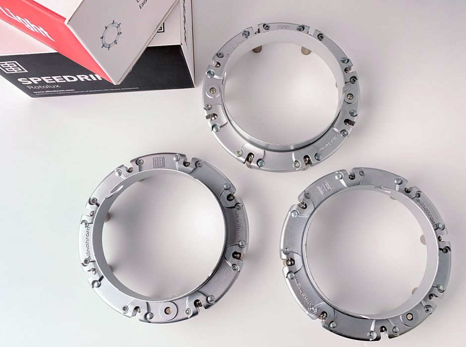 Adaptadores Elinchrom Rotalux Speedring para Flash Elinchrom