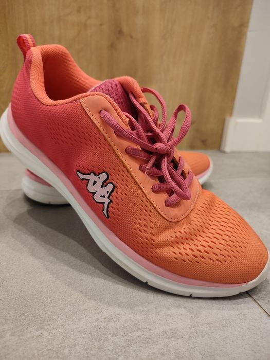 Buty sportowe Kappa do biegania rozmiar 40 różowe pomarańczowe