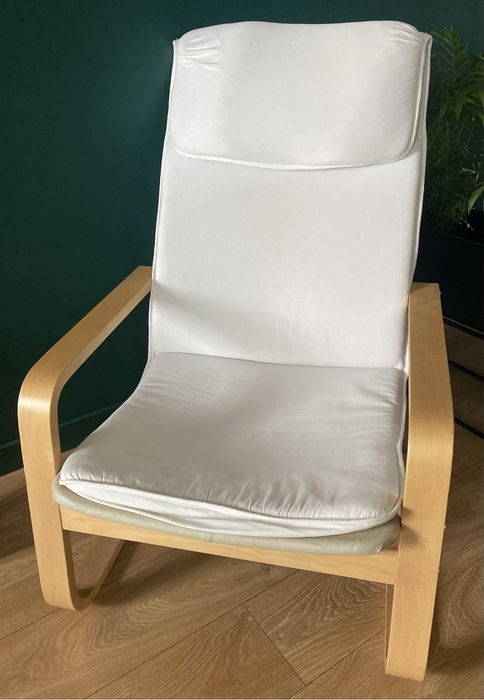 Fotel Pello Ikea bujak - Holmby naturalny