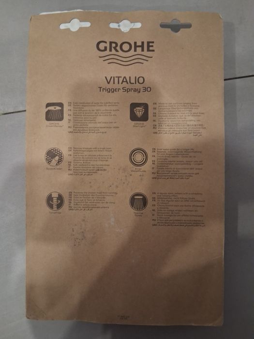 Chuveiro Higiénico de Sanita GROHE Vitalio Trigger Spray 30 - NOVO / SELADO