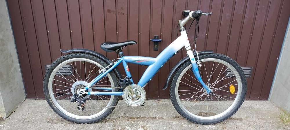 Rower dziecięcy Climber koła 24"przerzutki, błotniki, oświetlenie