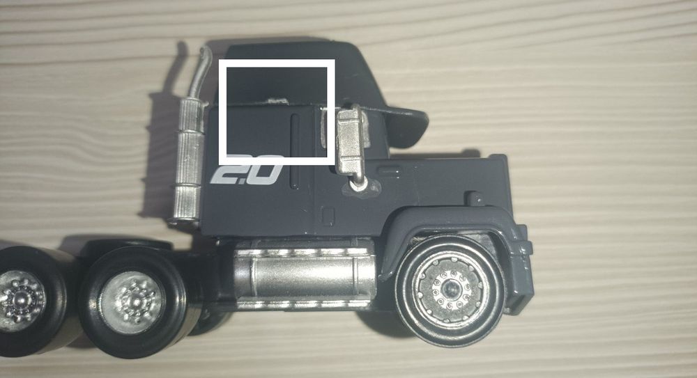 Уцінка! Металеві машинки Тачки Маквин, трейлер з машинкою