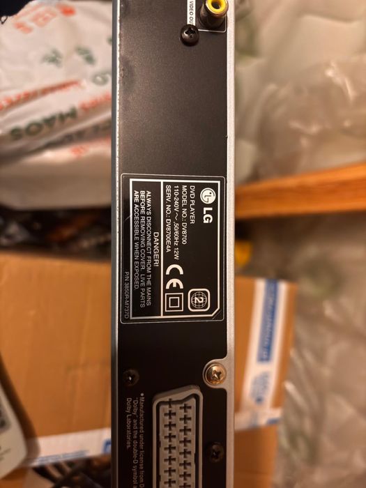 DVD LG com comando - Usado