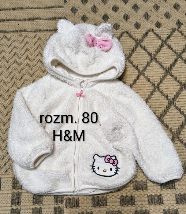 Biała bluza Hello Kitty H&M rozm. 80