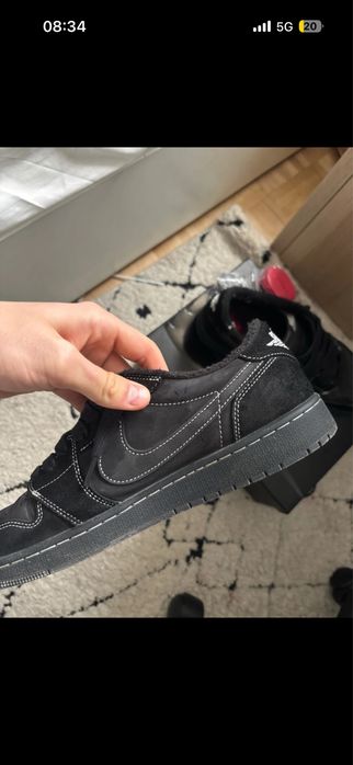 Nike Air Jordan 1 Travis Scott Black Phantom