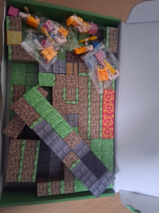 Klocki magnetyczne minecraft