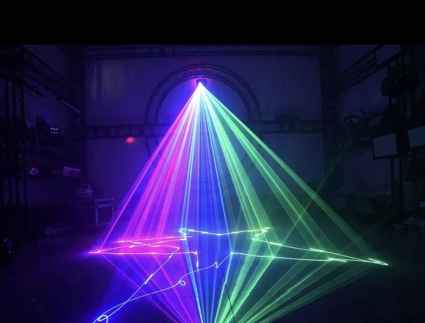 Laser dyskotekowy Orion - 500 mW RGB, dużo animacji, wzory, skanery