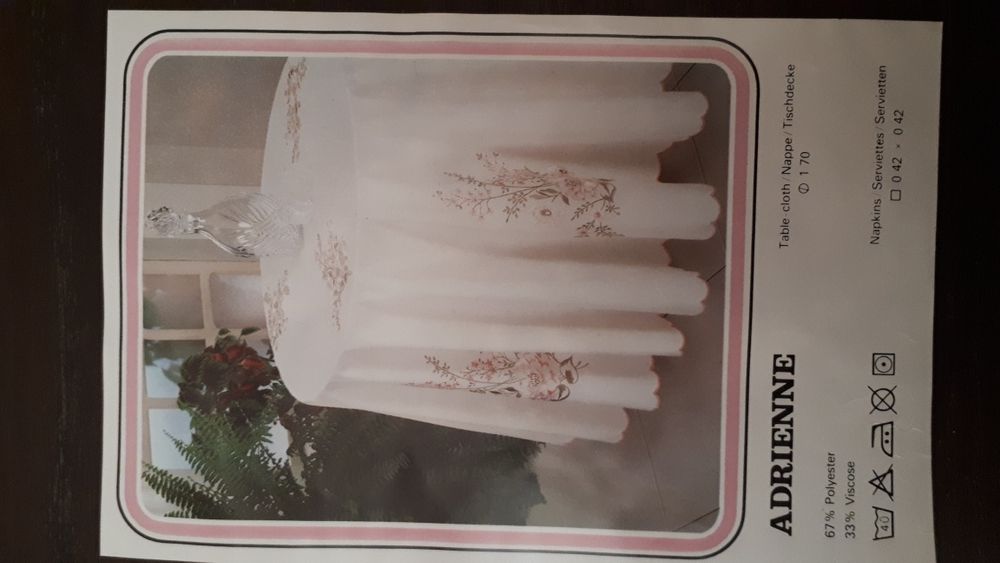 Toalha de mesa redonda