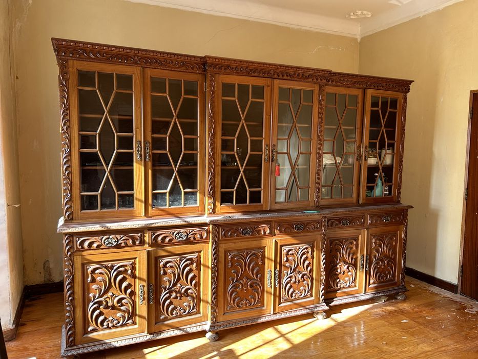 Armário de Sala Vintage Madeira Maciça