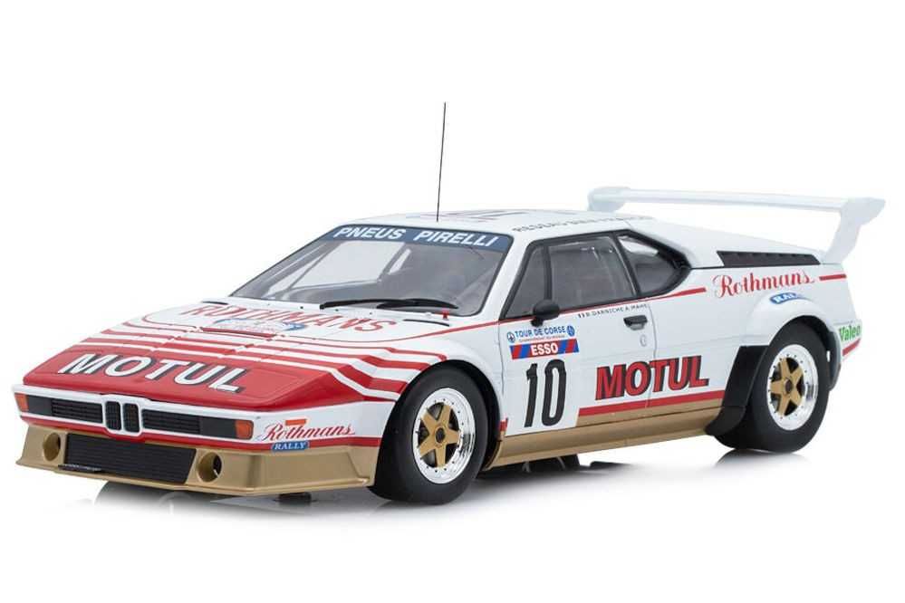 1:18 Ixo BMW M1 (E26) Tour de Corse 1982 B. Darniche / A. Mahe