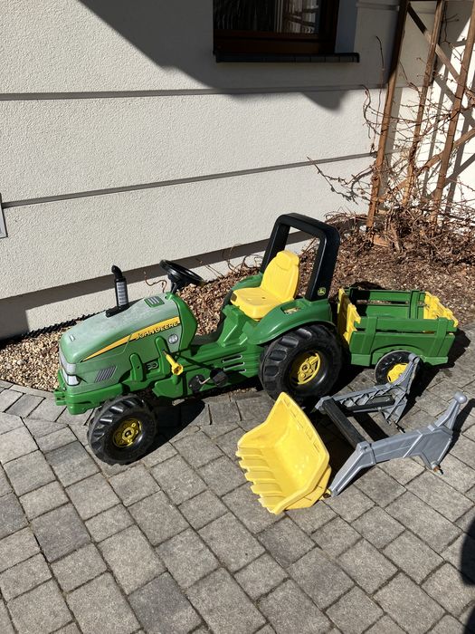 Traktor John Deere duży na pedały