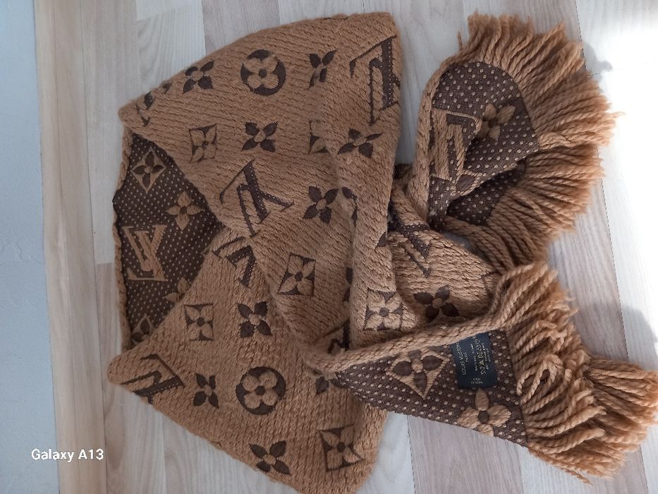 Louis vuitton szalik damski szalik welna jedwab