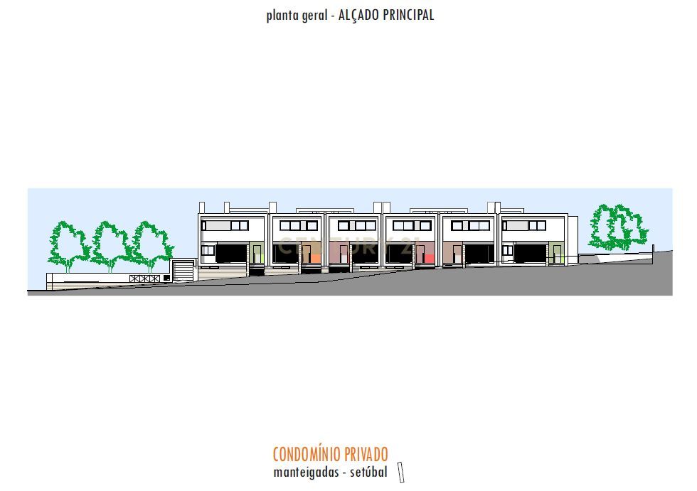 Terreno para Condomínio Fechado com Projeto de 6 Moradias - Sado / Set