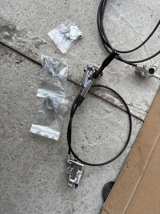Komplet Hamulce Shimano XTR M985 przód tył po serwisie 3 pary klocków