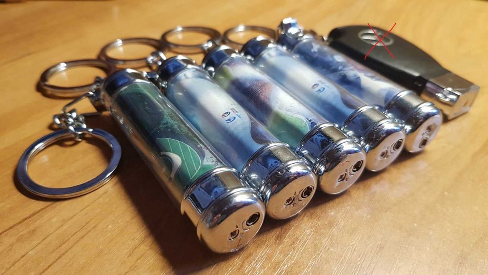 Брелок запальничка 2в1