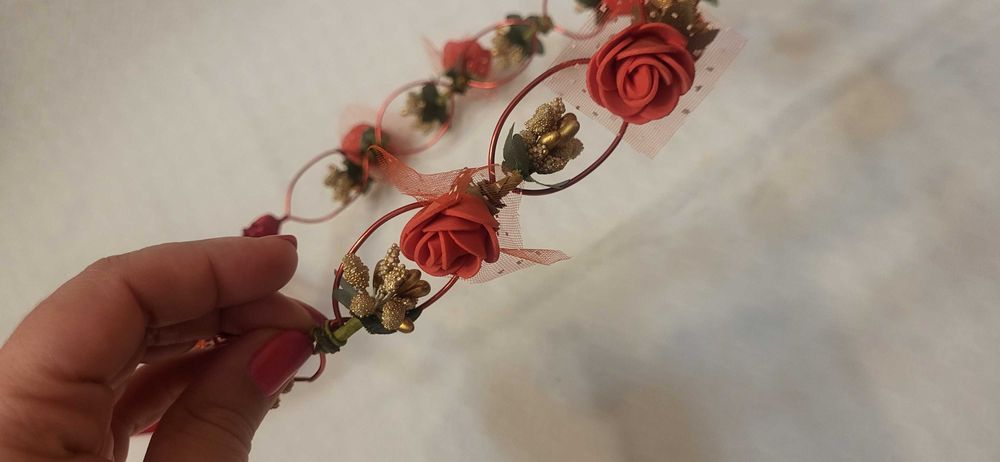 Coroas de flores para cabelo