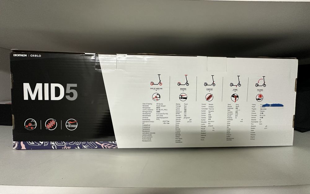 Trotinete MID 5 Violeta Oxelo Decathlon