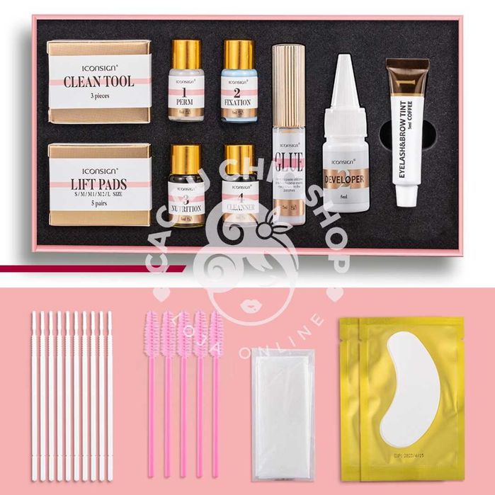 Kit Lifting de Pestanas + Coloração de Pestanas Iconsign