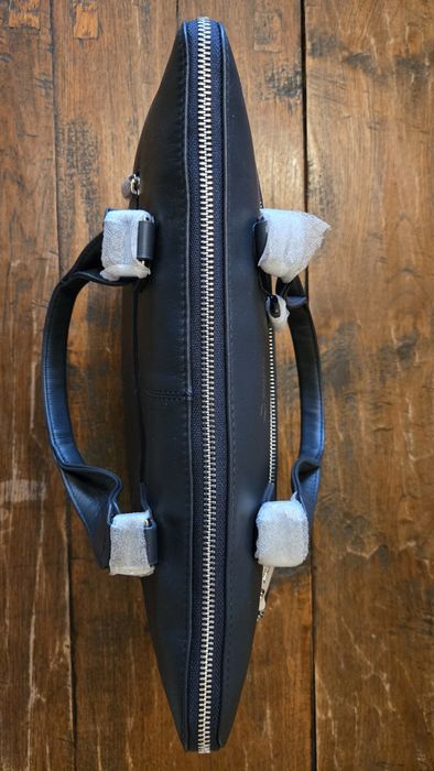 Torba skórzana na laptopa Witchen granatowa unisex