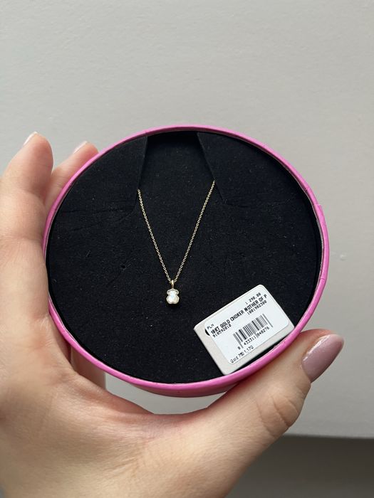 TOUS mother of P. Naszyjnik zloty XS z certyfikatem