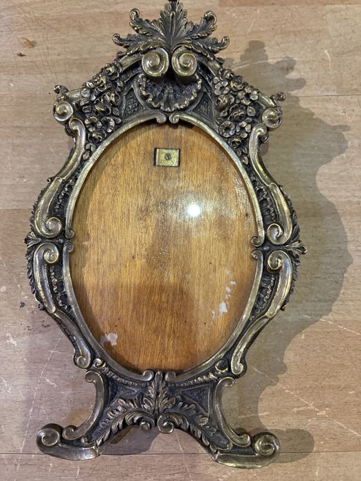 Conjunto antigo em metal/estanho De molduras vintage