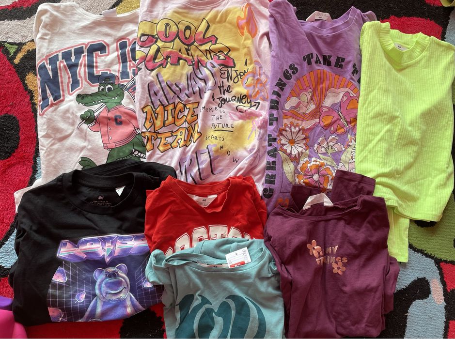 Bluzki 146/152 uzywane