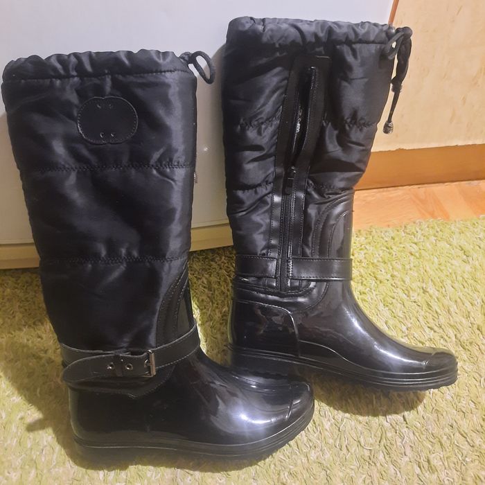 Гумові чоботи на хутрі