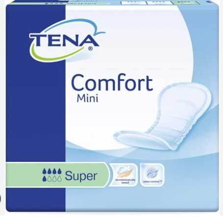 PENSOS DE INCONTINÊNCIA CONFORT MINI 28 EMBALAGEM NOVA