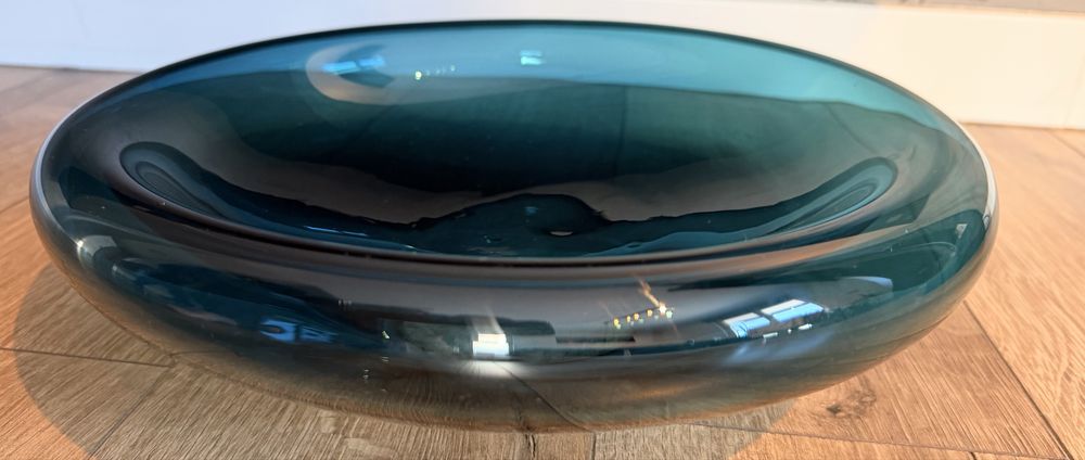 Stocholm 2025 IKEA miska, niebieskoturkusowa 34cm