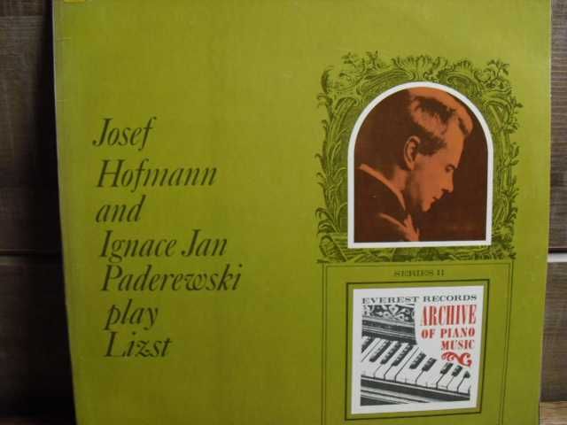 Ignacy Jan Paderewski - Józef Hofmann - Liszt - płyta winylowa