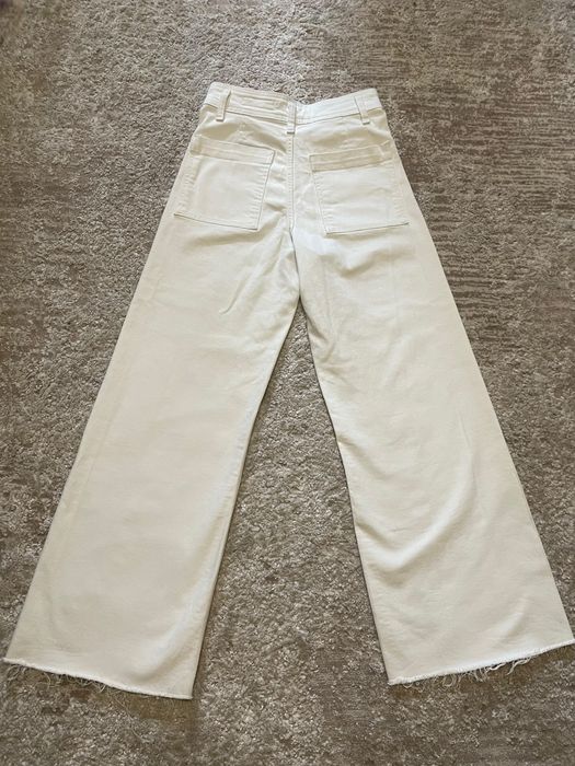 Білі джинси  Zara wide leg