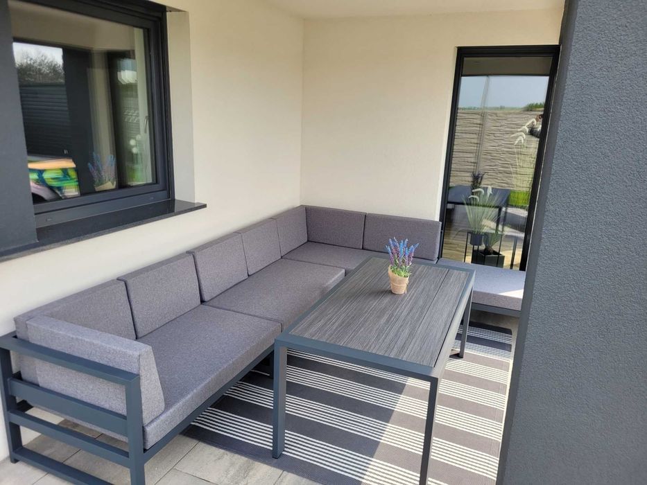 Narożnik na taras Meble modułowe ogrodowe  aluminium 100% produkt PL + wysyłka gratis