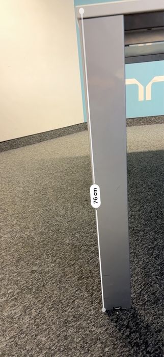 Stollik 100/100  brak mediaportow meble poleasingowe metalowy stelaż