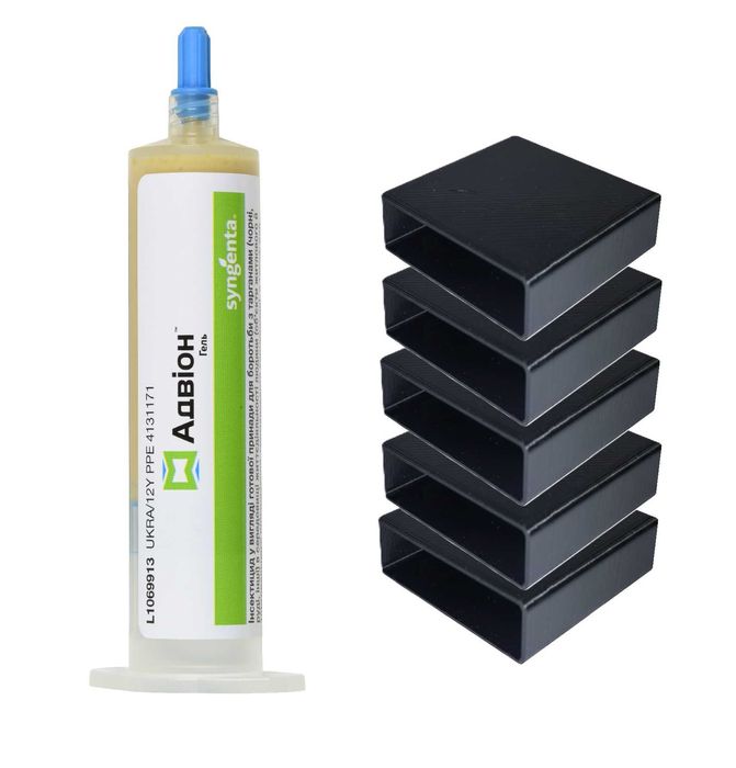 Кормушка ловушка от тараканов с гелем Адвион Advion Cockroach 5шт 2г