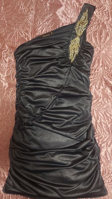 Vestido azul de festa