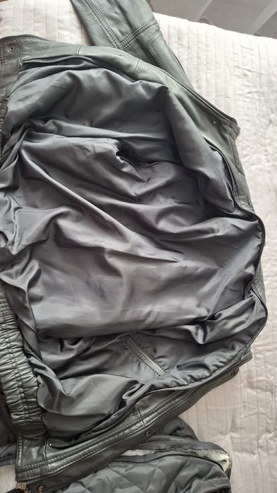 Kurtka męska skórzana z PRL-u