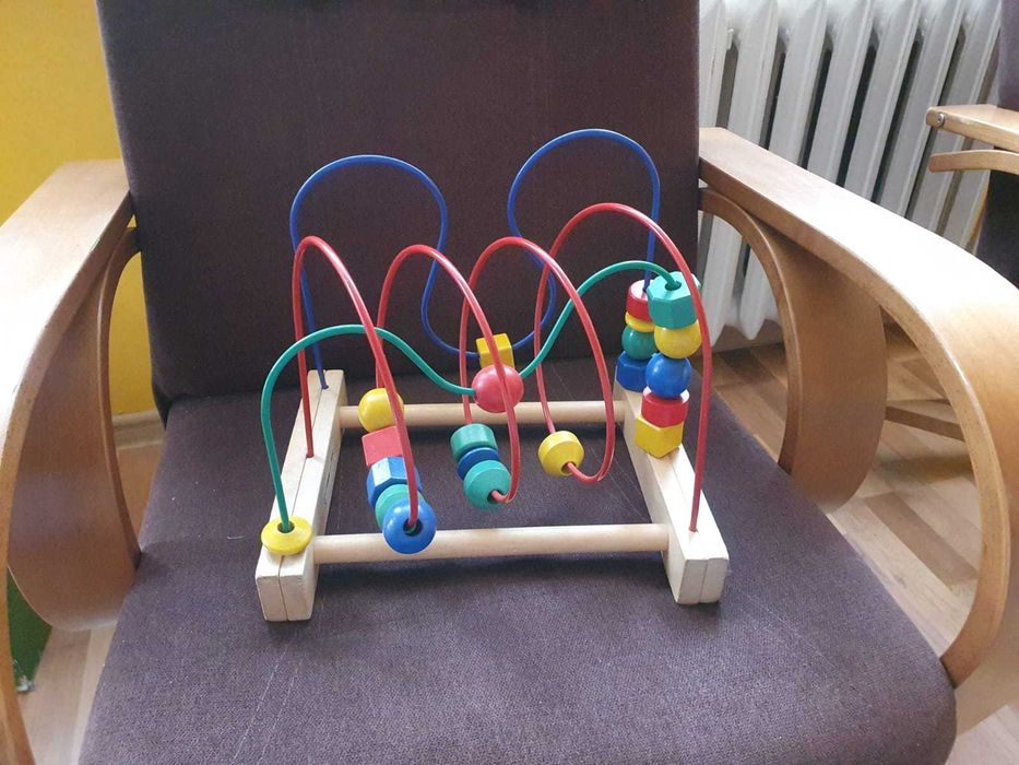 klocki drewniane, edukacyjne, IKEA