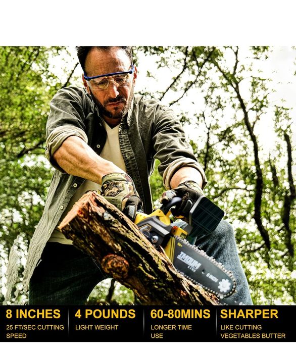 Piła łańcuchowa 8 calowa akumulator