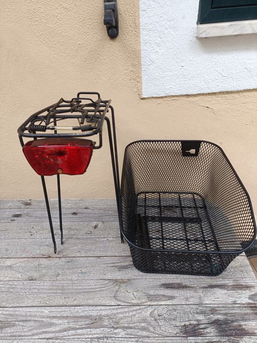 Acessórios banco bicicleta com cesto