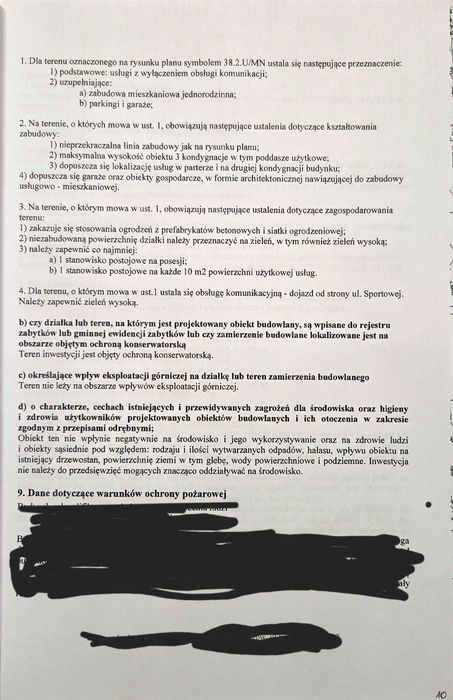 Działka mieszkalno-usługowa
