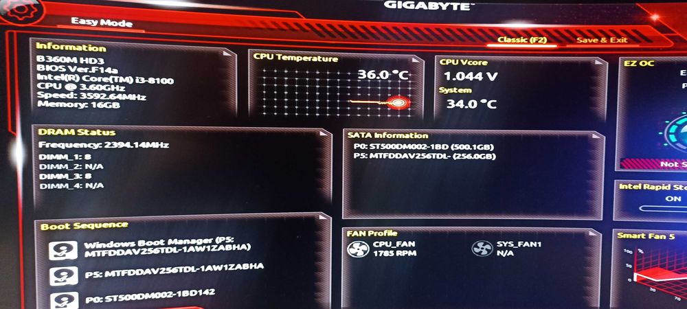 Komputer i3 8100 ,RX 580 8gb ,16gb DDR4,Dysk SSD M2 WIN11