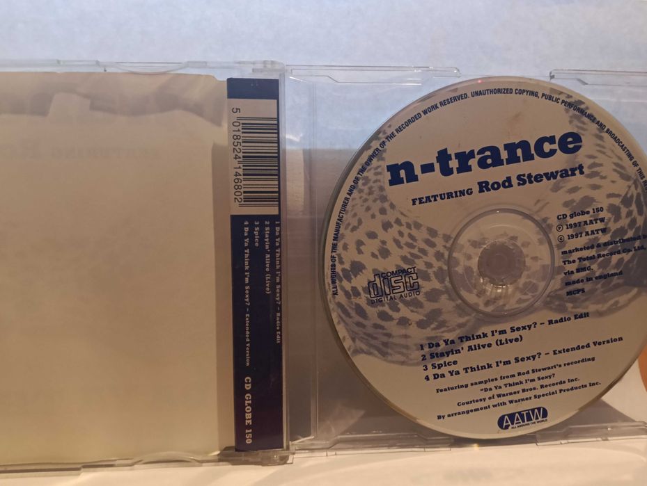 cd single N-Trance ft Rod Stewart - Da ya think i'm sexy (Remixes)