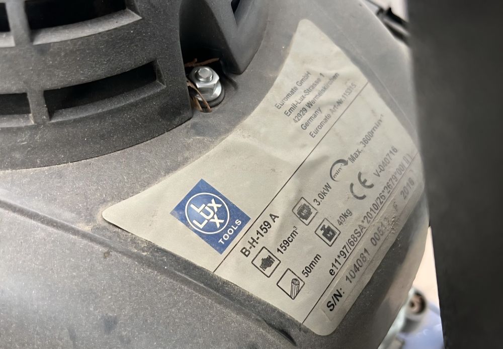 Spalinowy rozdrabniacz rebak do gałęzi LUX TOOLS bh159