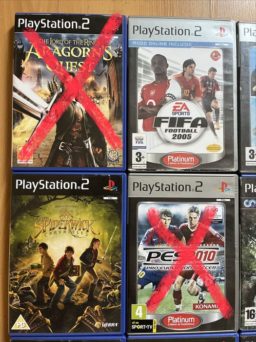 Jogos Playstation 2 em ótimo estado