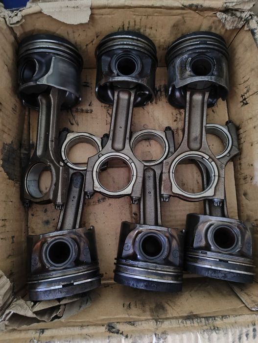 Поршень + шатун БМВ 3.0д M57N2, M57TU2