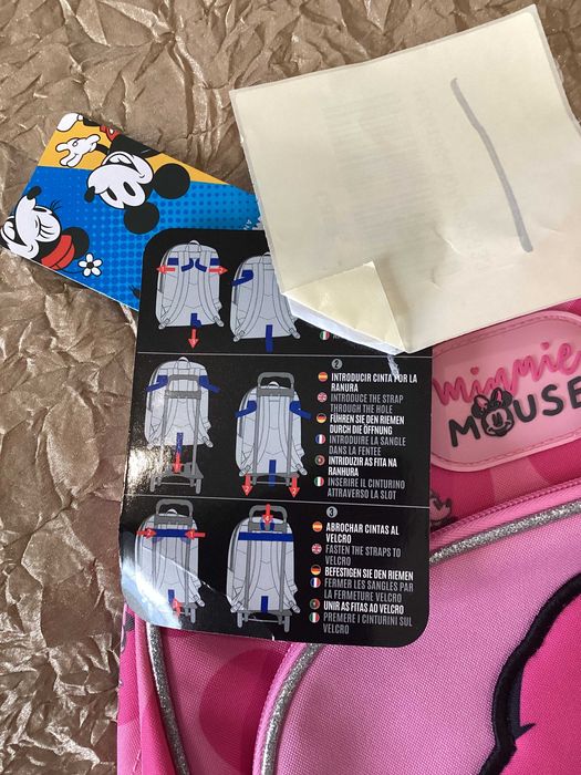 Mochila MINNIE Loving Rosa (28 x 34 x 10 cm)