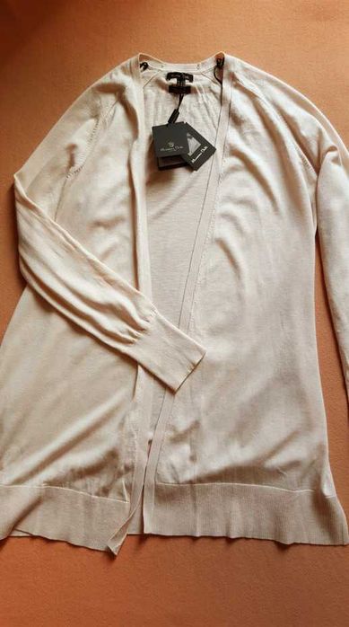 Massimo Dutti kardigan narzutka 53%  jedwab 47% bawełna Roz. M