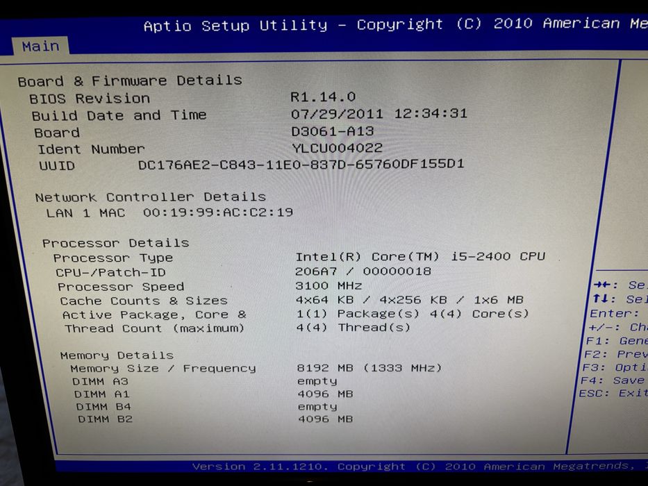 Komputer Fujitsu Esprimo E700 E85+